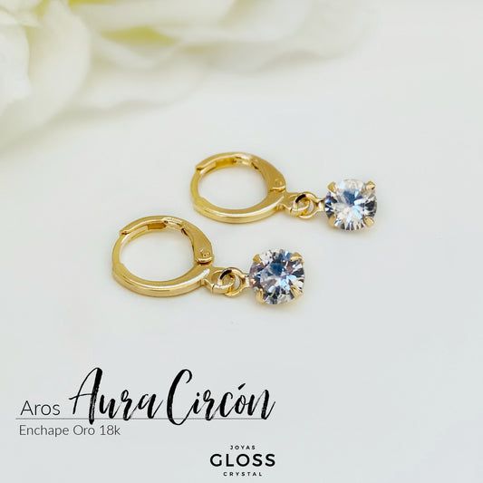 Aretes Aura Circón