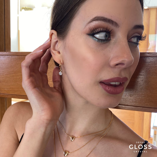 Aretes Aura Circón